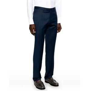 Sandro Men's Royal Blue Wool Suit Trousers Size 38 Small